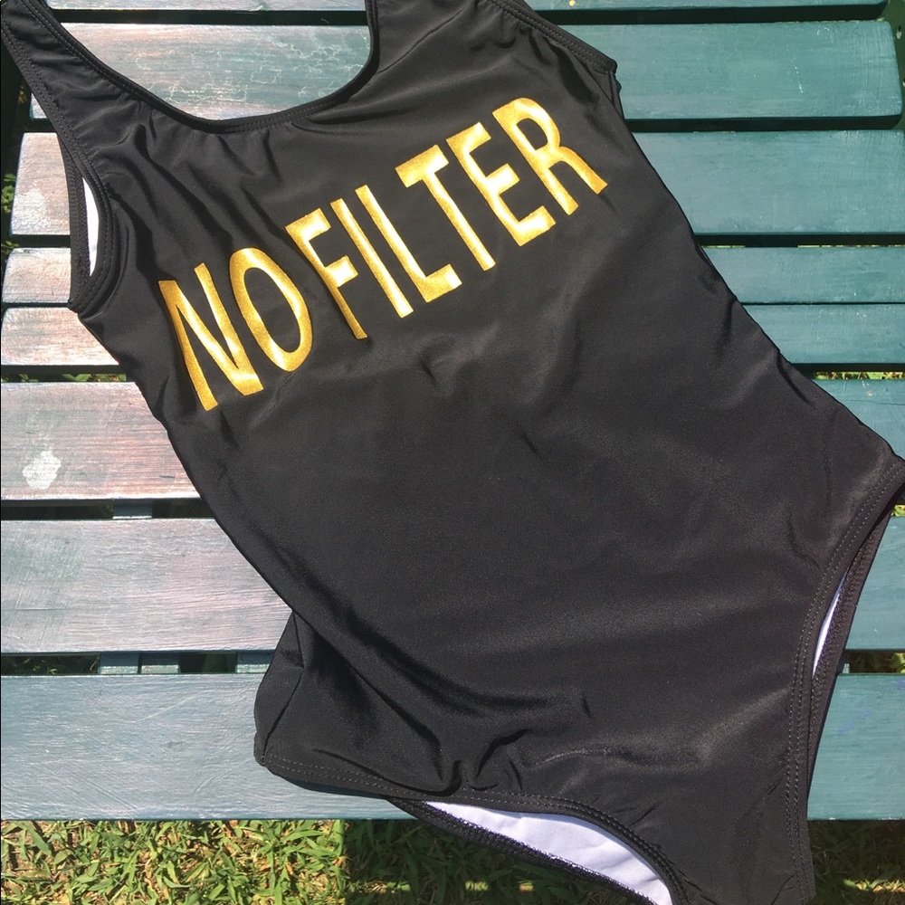 ‘No Filter’ one piece swimsuit